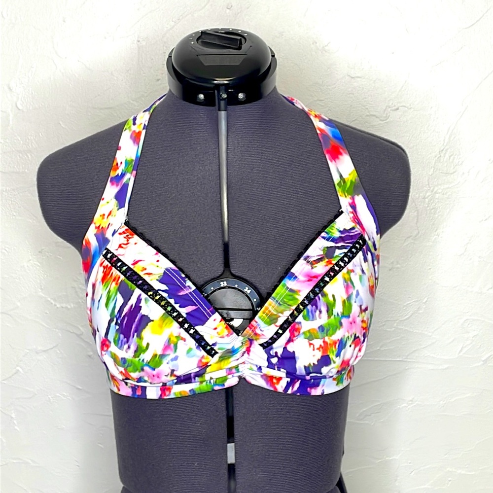 - SHEIN Multi Colored Bikini Top